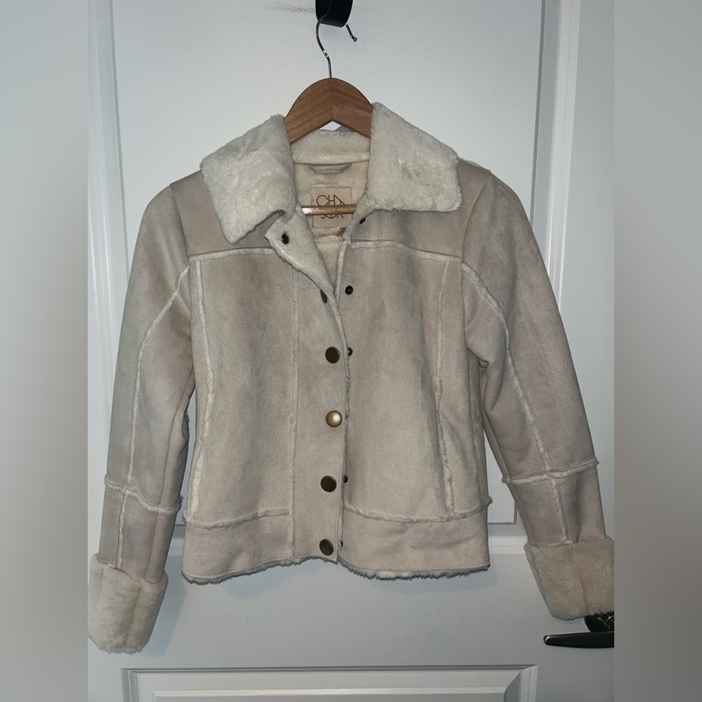 Chaser faux suede jacket